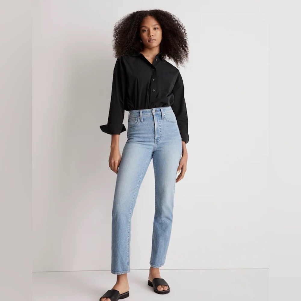 Madewell The Perfect Cintage Straight Leg Jeans